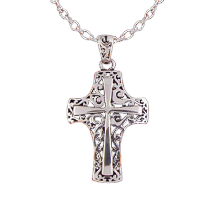 Filigree Cross Pendant