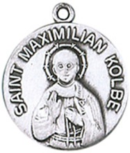 St. Maximilian Kolbe | Pewter Pendant