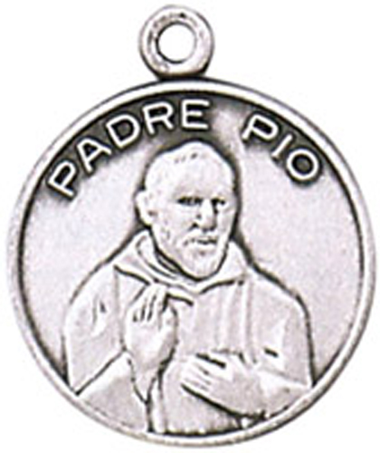 St. Padre Pio  | Pewter Pendant