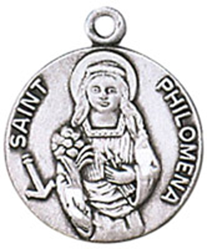 St. Philomena | Pewter Pendant