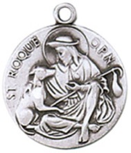 St. Roque Pewter Pendant
