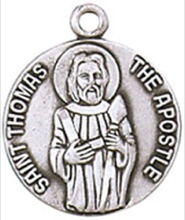 St. Thomas The Apostle | Pewter Pendant