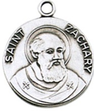 St. Zachary | Pewter Pendant