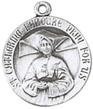 St. Catherine Labouré Pewter Pendant