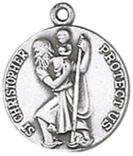 St. Christopher Pewter Pendant
