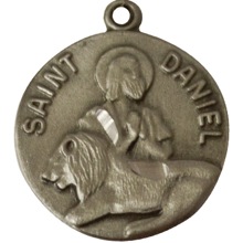 St. Daniel Pewter Pendant