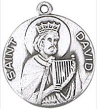 St. David Pewter Pendant