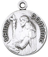St. Dominic Pewter Pendant