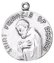 St. Francis of Assisi Pewter Pendant