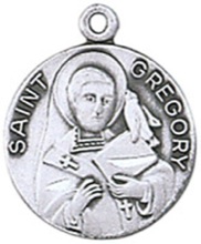 St. Gregory | Pewter Pendant