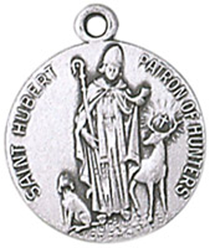 St. Hubert | Patron of Hunters Pewter Pendant