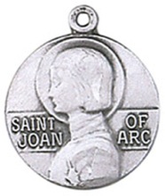 St. Joan of Arc  | Pewter Pendant