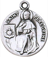 St. Peregrine | Pewter Pendant