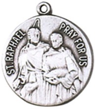 St. Raphael | Pewter Pendant