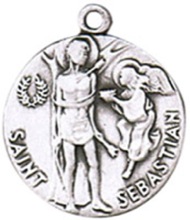 St. Sebastian | Pewter Pendant