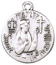 St. Thomas More Pewter Pendant