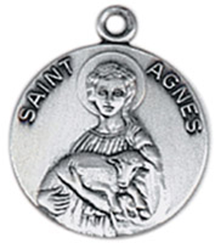 St. Agnes Pewter Pendant