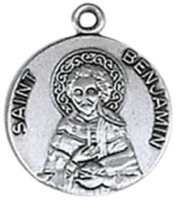 St. Benjamin Pewter Pendant