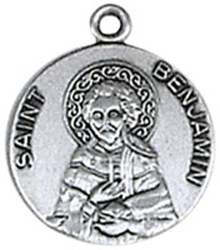 St. Benjamin Pewter Pendant