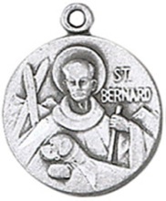 St. Bernard Pewter Pendant