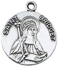 St. Bridget Pewter Pendant