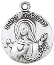St. Dorothy Pewter Pendant