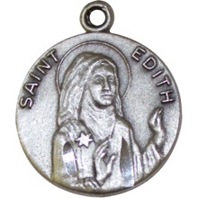 St. Edith Pewter Pendant