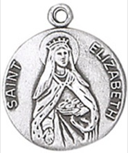 St. Elizabeth of Hungary Pewter Pendant