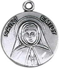 St. Emily Pewter Pendant