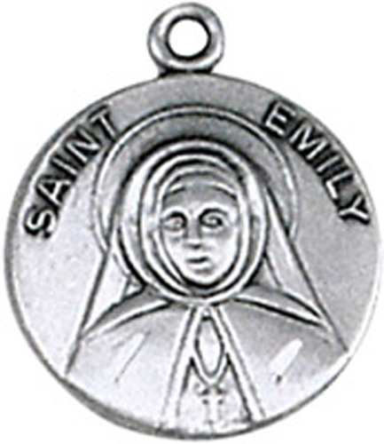 St. Emily Pewter Pendant