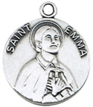 St. Emma Pewter Pendant