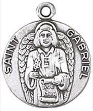 St. Gabriel Pewter Pendant