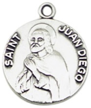 St. Juan Diego Pewter Pendant