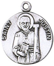 St. Justin | Pewter Pendant