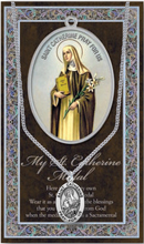 St. Catherine Pewter Pendant