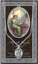 St. Cecilia Pewter Pendant