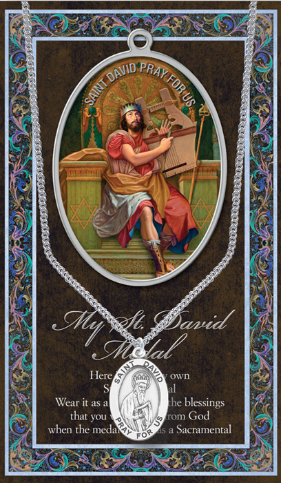 St. David Pewter Pendant