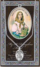 St. Dymphna Pewter Pendant