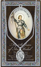 St. Joan Of Arc Pewter Pendant