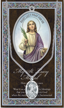 St. Lucy Pewter Pendant
