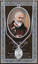 St. Pio Pewter Pendant