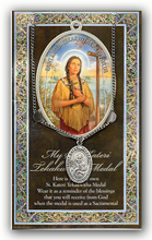 St. Kateri Tekakwitha Pewter Pendant