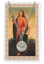 St. John the Apostle Pewter Patron Saint Pendant