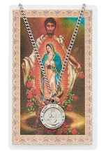 St. Juan Diego Pewter Patron Saint Pendant