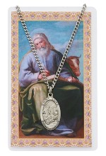 St. Luke Pewter Patron Saint Pendant