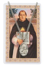 St. Thomas Aquinas Pewter Patron Saint Pendant