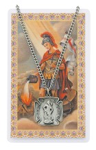 St. Florian Pewter Patron Saint Pendant