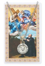 St. Ignatius Pewter Patron Saint Pendant