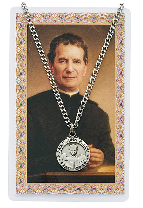 St. John Bosco Pewter Patron Saint Pendant