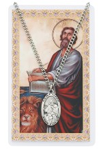 St. Mark Pewter Patron Saint Pendant